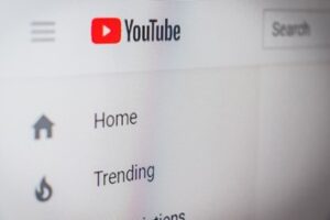 YouTube trending menu can be used to find keywords.